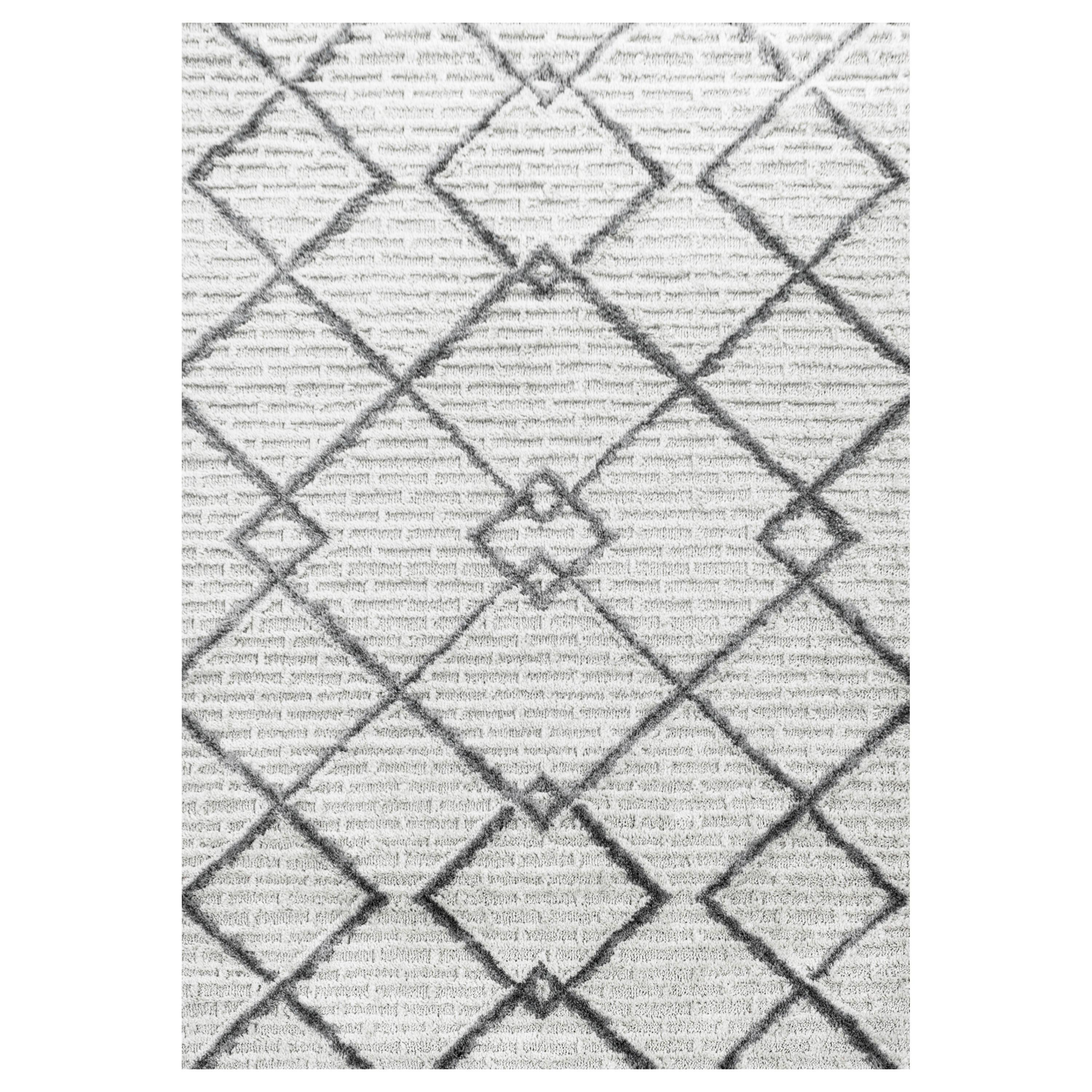 Webteppich Pisa Creme ca. 60x110cm - Creme, KONVENTIONELL, Textil (60/110cm)