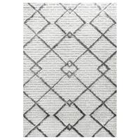Webteppich Pisa Creme ca. 60x110cm - Creme, KONVENTIONELL, Textil (60/110cm)
