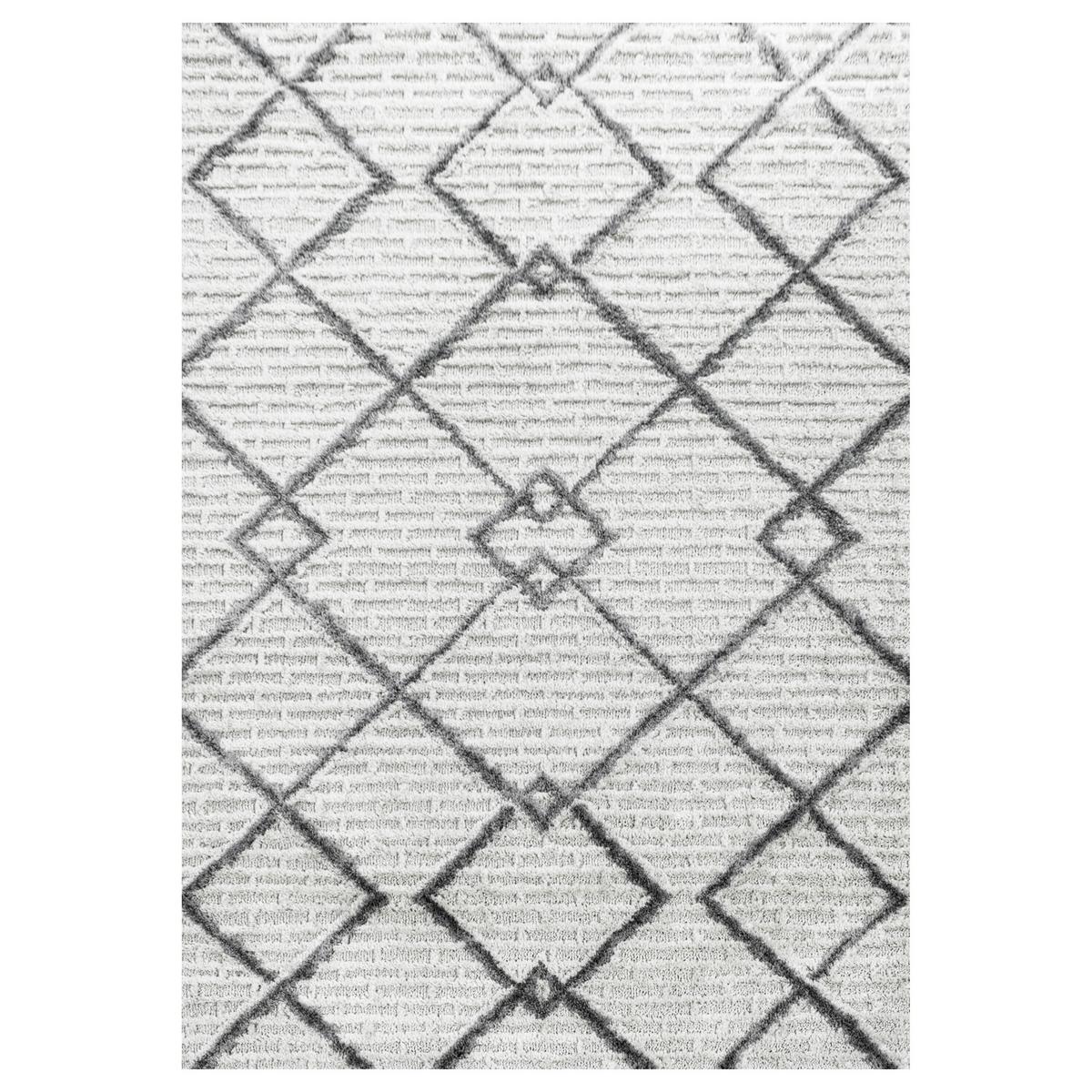 Webteppich Pisa Creme ca. 60x110cm - Creme, KONVENTIONELL, Textil (60/110cm)