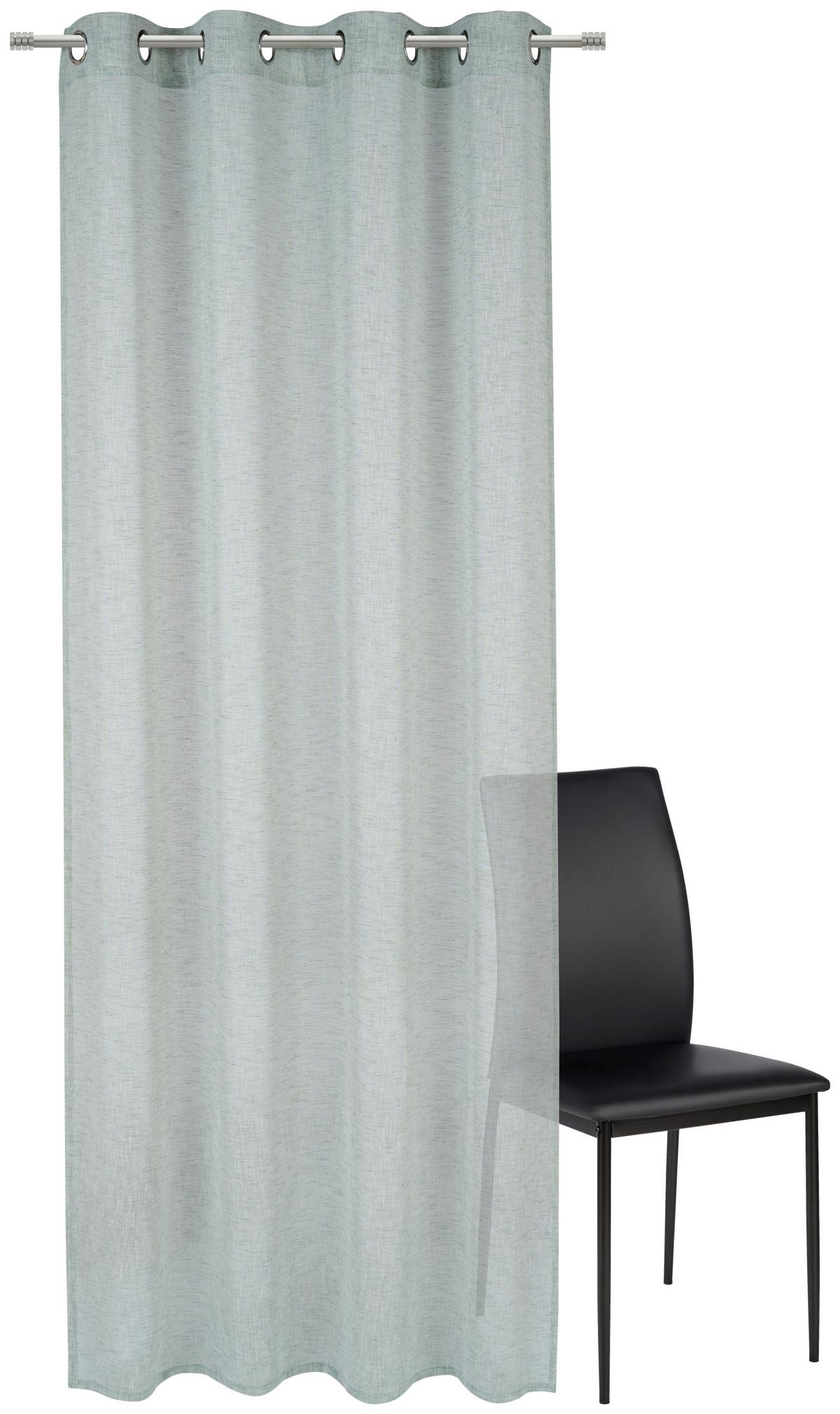 ZASŁONA NA PRZELOTKACH HENRY - zielony, Basics, tkanina (140/245cm) - Esposa