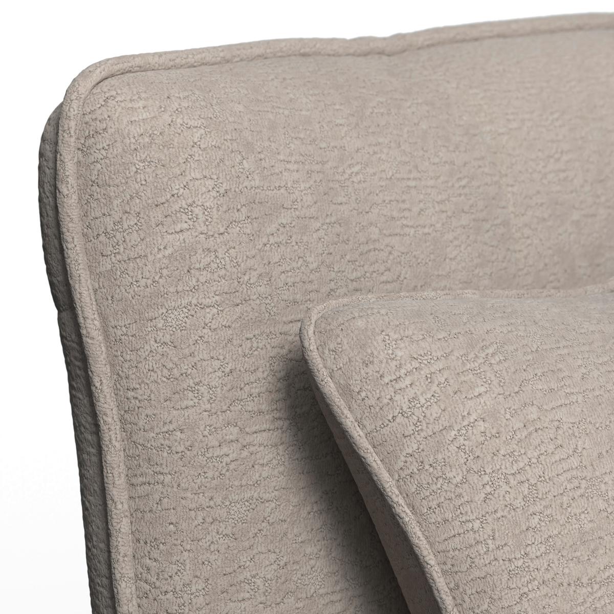 Kanapéágy Luna - bézs/fekete, Modern, textil/fém (142/62/40cm) - Bessagi Home