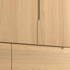 GARDEROB MARLO - ekfärgad, Modern, trämaterial/trä (148/223/60cm) - Bessagi Home