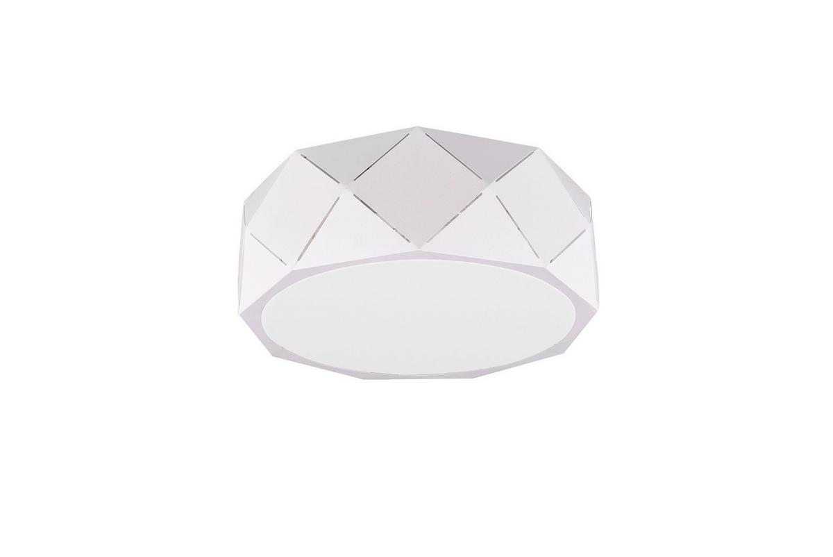 Deckenleuchte Zandor Weiß max. 25 Watt - Weiß, KONVENTIONELL, Kunststoff/Metall (40/15cm) - Trio Leuchten