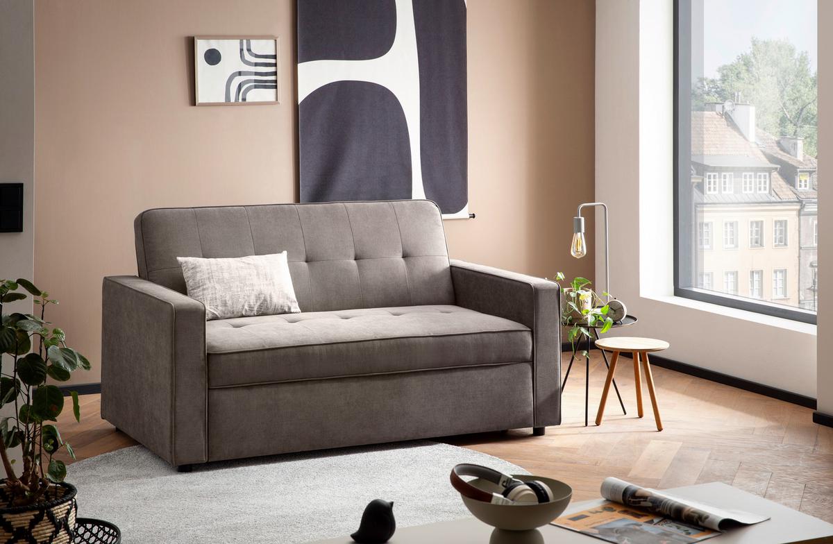 Sofa Na Razvlačenje Haze - siva, Trend (162/90/89cm) - Modern Living