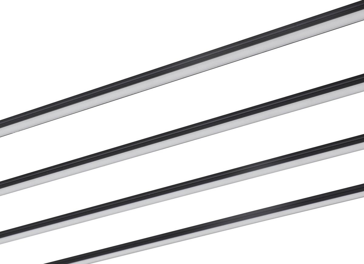 Led Panel Numik 33w - crna, Moderno, plastika (50/75/100/1,3/0,7cm) - Mömax