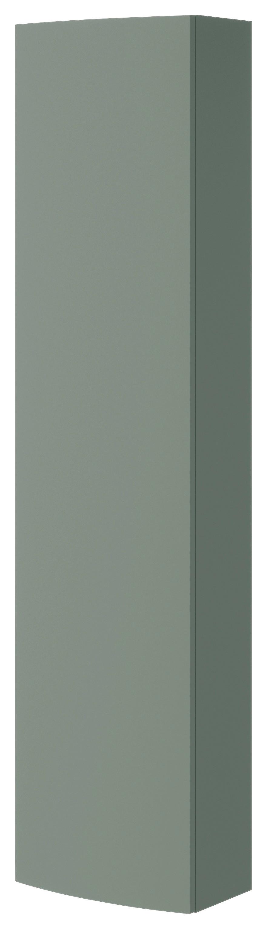 Dulap înalt Armonia - verde salvie, Modern, material pe bază de lemn (33/140/16cm)