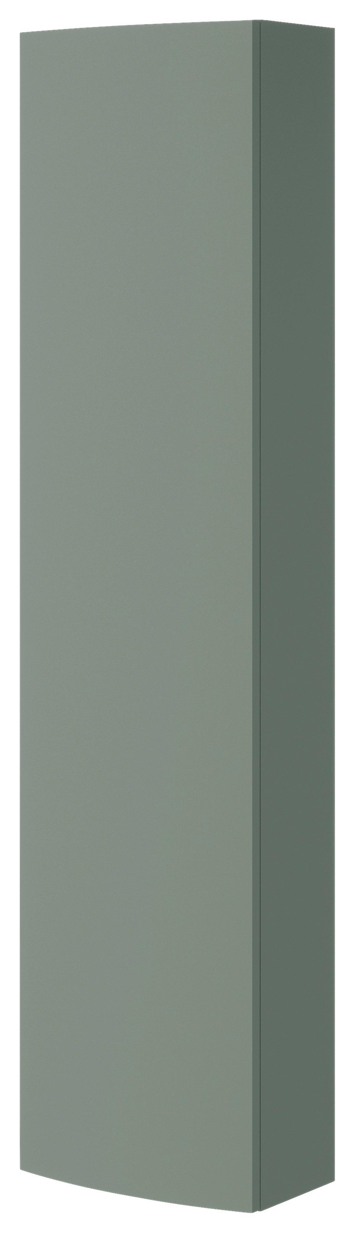 Dulap înalt Armonia - verde salvie, Modern, material pe bază de lemn (33/140/16cm)