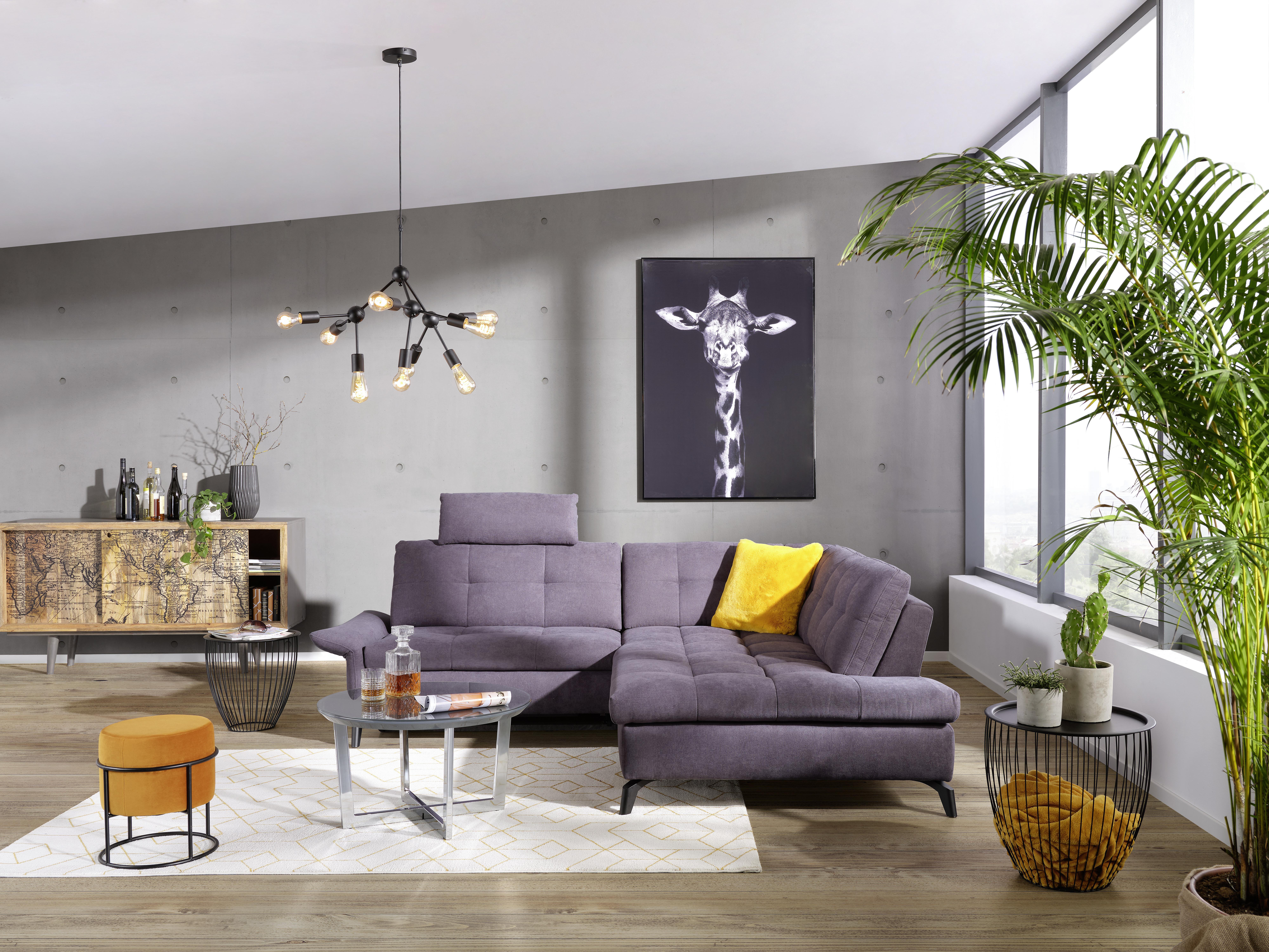 SIDOBORD SET NELE - svart, Modern, metall (47,5-41,5/47,5-42cm) - Mömax