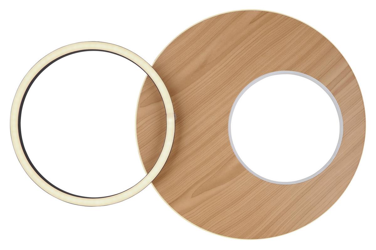 Stropna Led-svetilka Forsi, S Sijalko - črna/bela, Design, kovina/umetna masa (61,2/40/10,5cm) - Globo