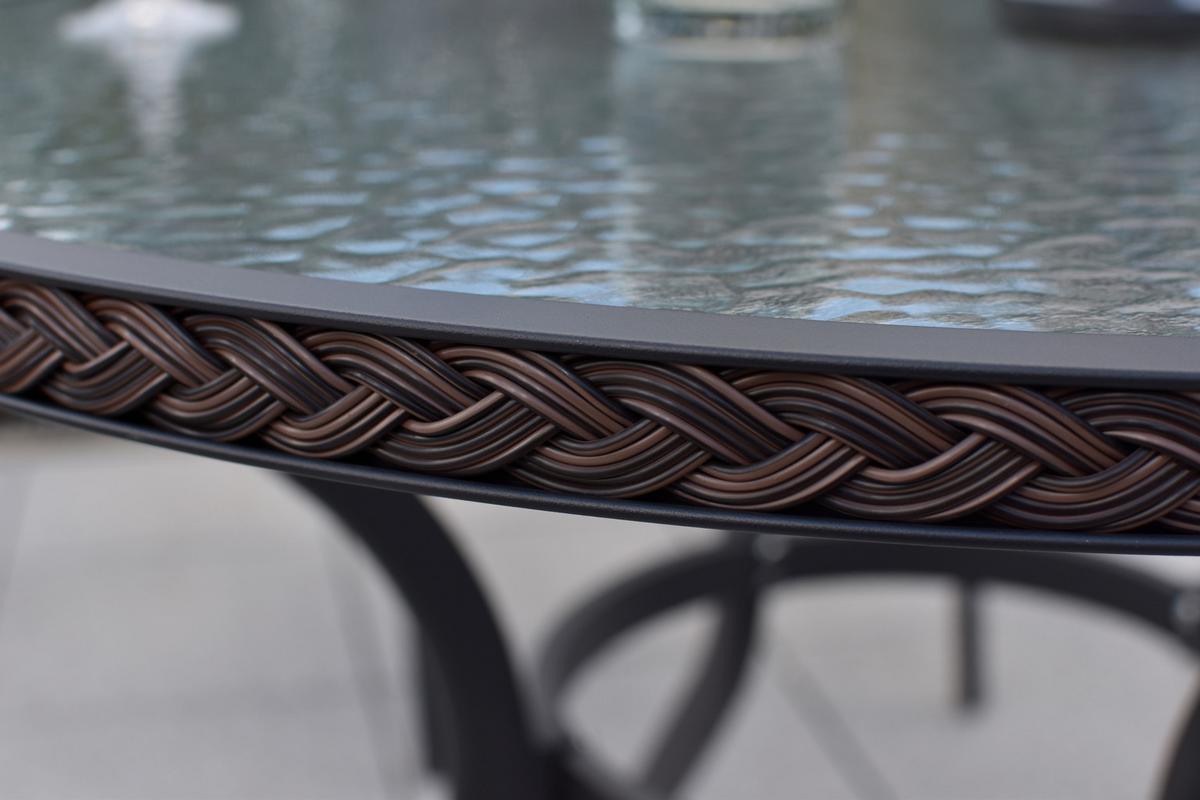 Vrtna Garnitura Ravenna, Temno Rjava, 5-Delna - temno rjava/barve grafita, Konvencionalno, kovina/umetna masa - Gardenson