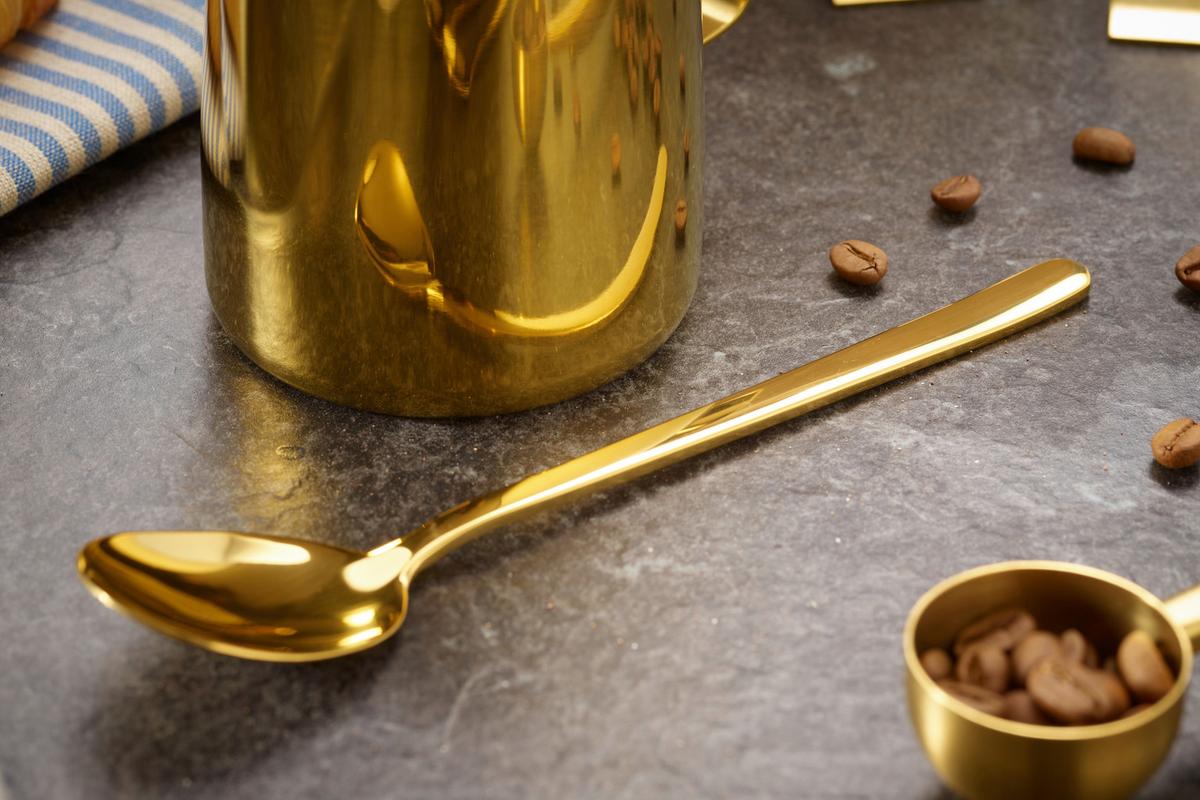 Kavni Servis Coffee, 23-Delni - zlate barve, Design, kovina (10,5cm) - Echtwerk