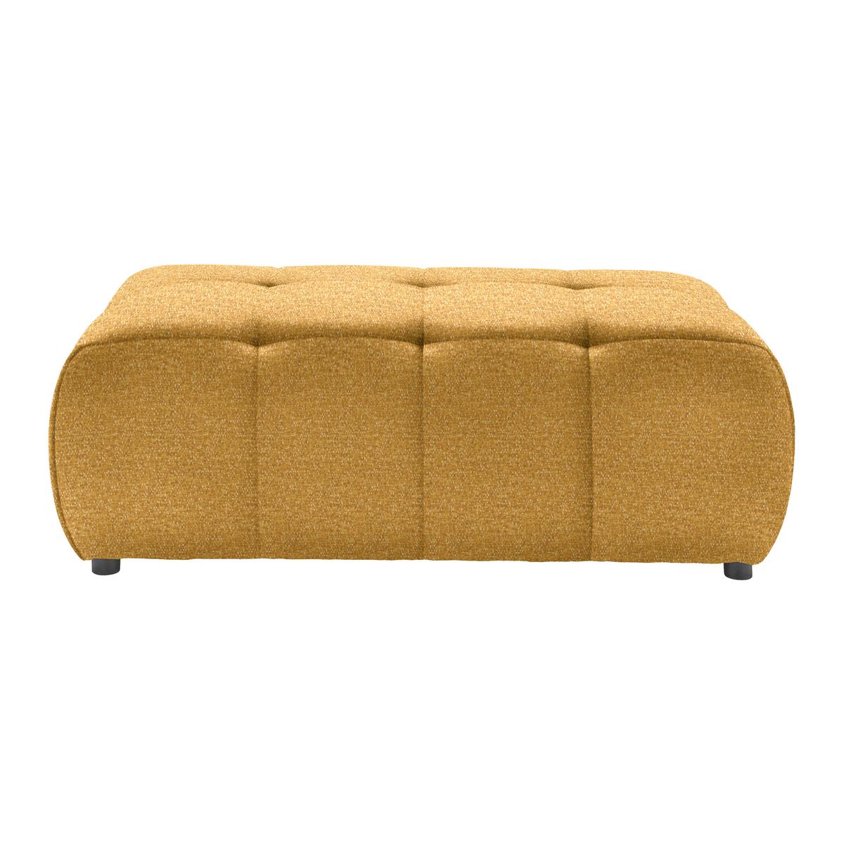 Hocker Sofi Senfgelb - Senfgelb/Schwarz, MODERN, Textil (128/48/70cm) - Premium Living