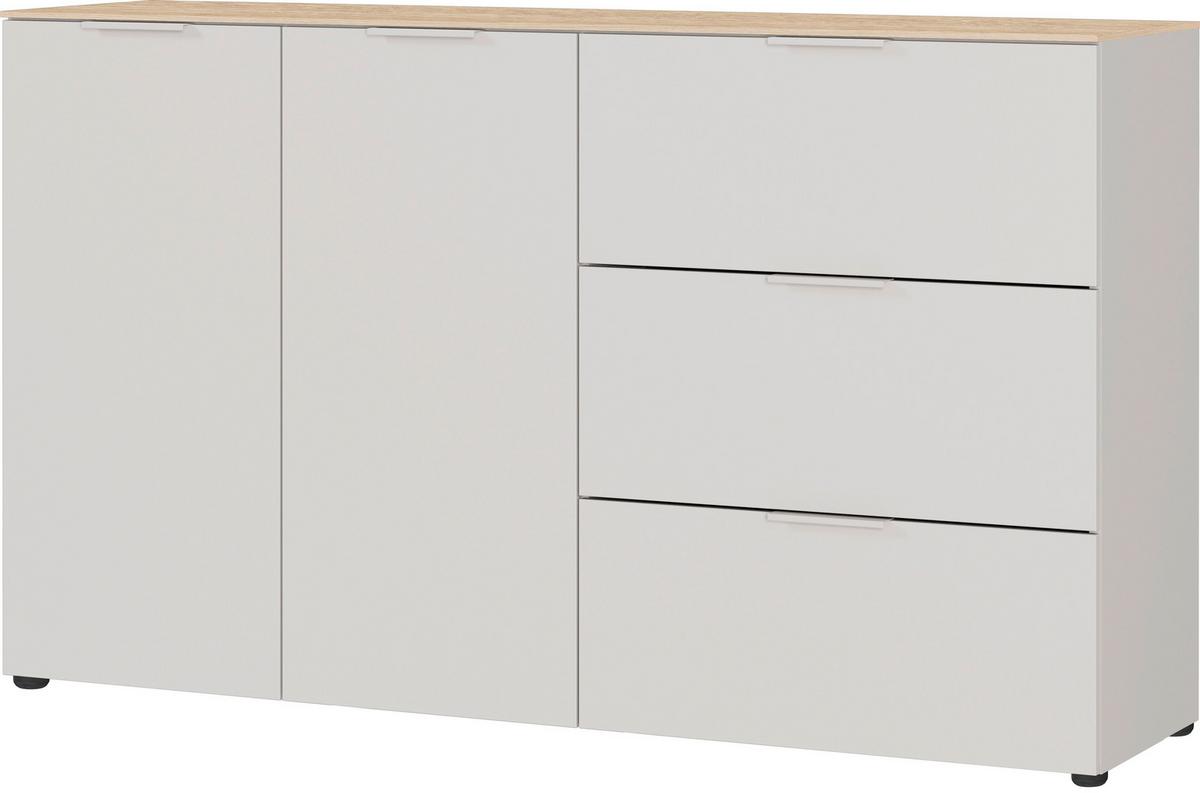 Sideboard Gw-Savoca - Kaschmir/Eichefarben, Modern, Holzwerkstoff/Metall (151/98/40cm) - Mömax