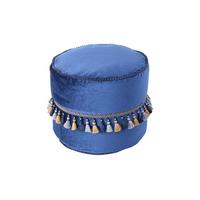 Puff Yo9op - aranyszínű/kék, Lifestyle, textil (45/38/45cm) - Kayoom