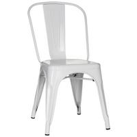 Stol Vantaggio Comfort, Bela - bela, Basics, kovina (44/84/54cm) - MID.YOU