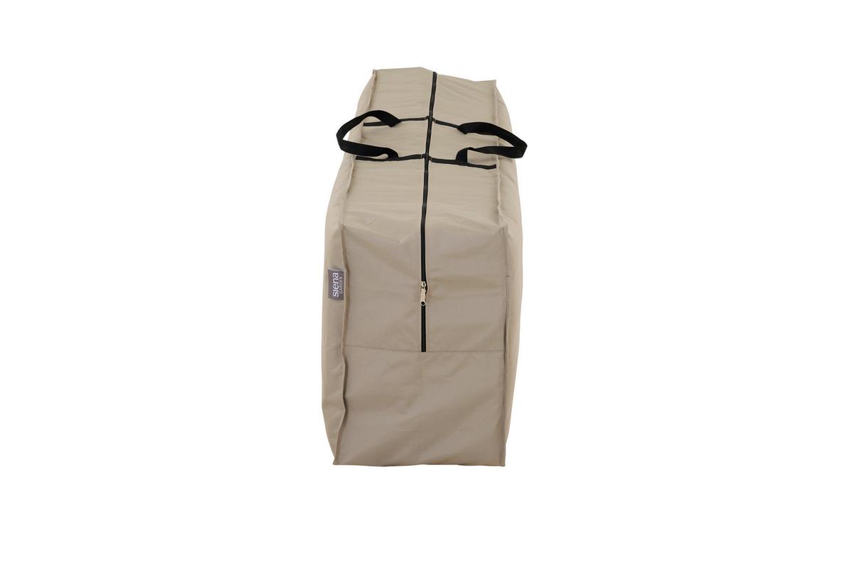 Aufbewahrungstasche Beige mit Reißverschluss - Beige, MODERN, Kunststoff (32/50/125cm) - Siena Garden