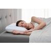 NACKKUDDE CLOUD - vit/blå, textil (60/40/12cm) - Premium Living