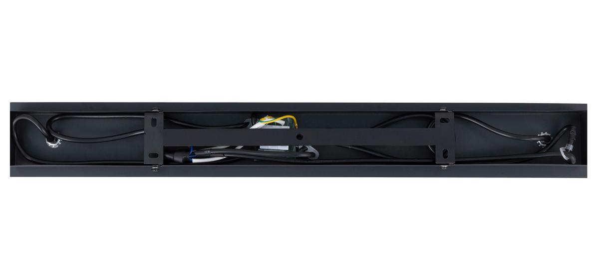 LAMPA WISZĄCA MIA - beżowy/czarny, Trend, metal/tkanina (64/12/120cm) - Novel