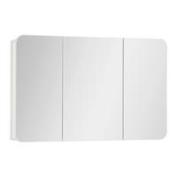 Spiegelschrank Elias Weiß - Weiß, MODERN, Glas/Holzwerkstoff (100/60/18cm) - Mömax