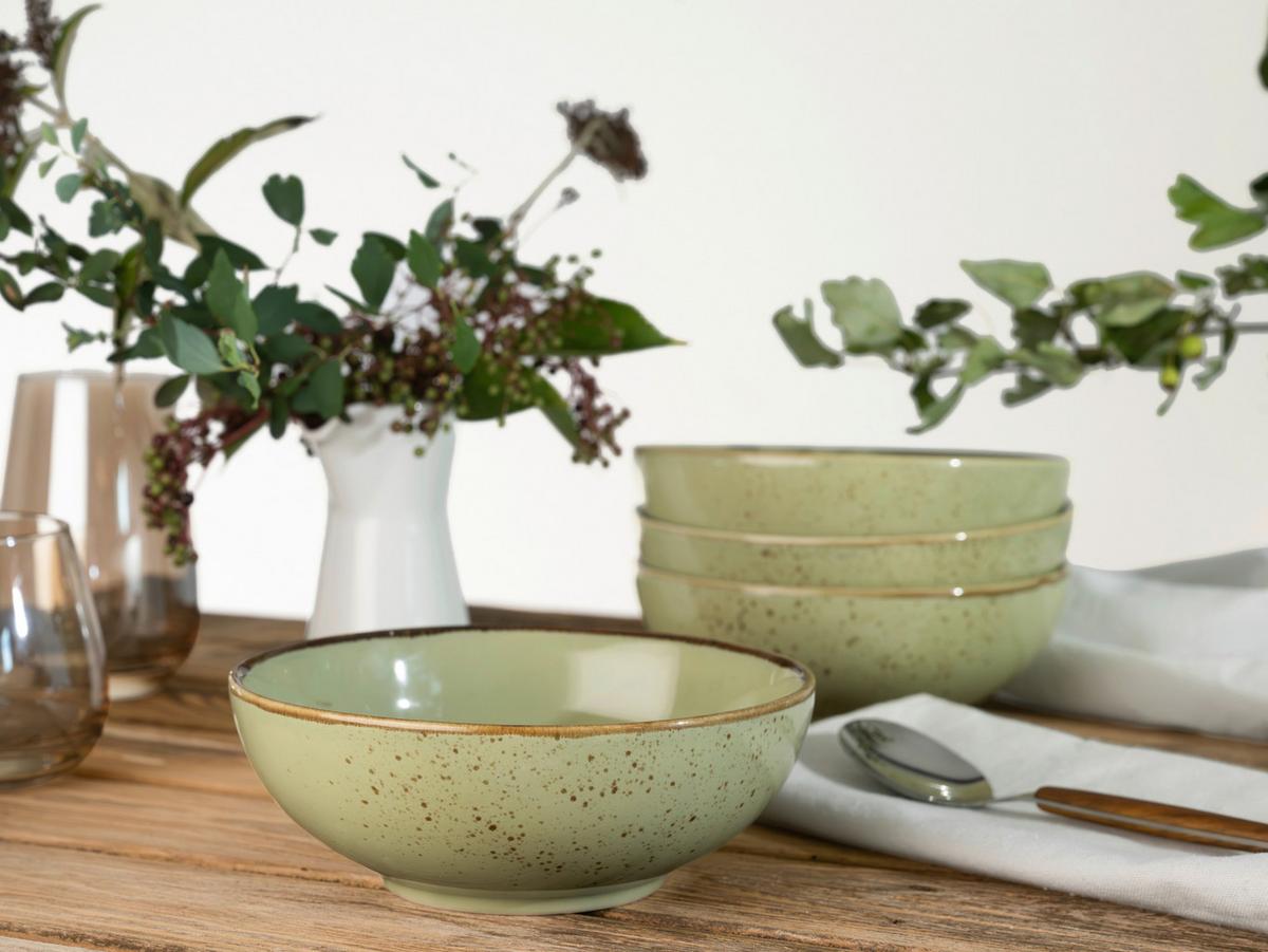 SCHÜSSELSET 22054 NATURE COLLECTION - Grün, Trend, Keramik (16,5cm) - Creatable
