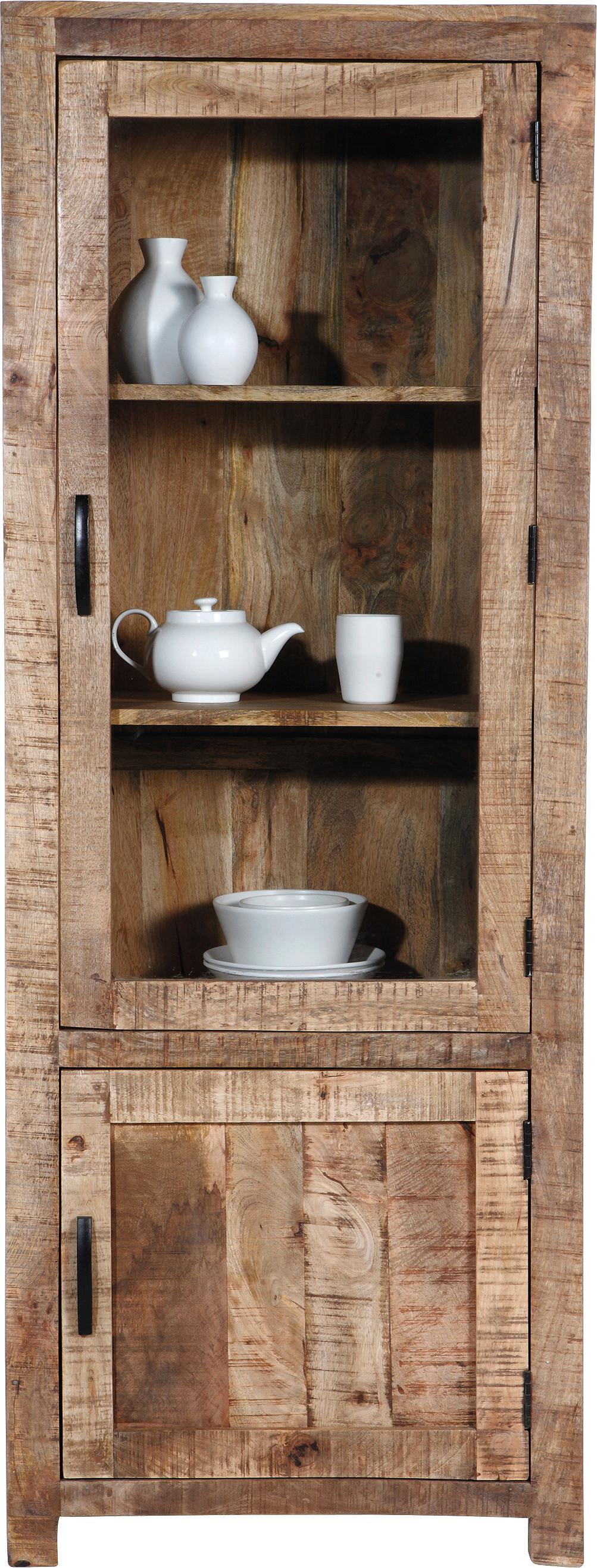 Vitrina Industry - prirodne boje, Lifestyle, drvo (67/180/42cm) - Zandiara