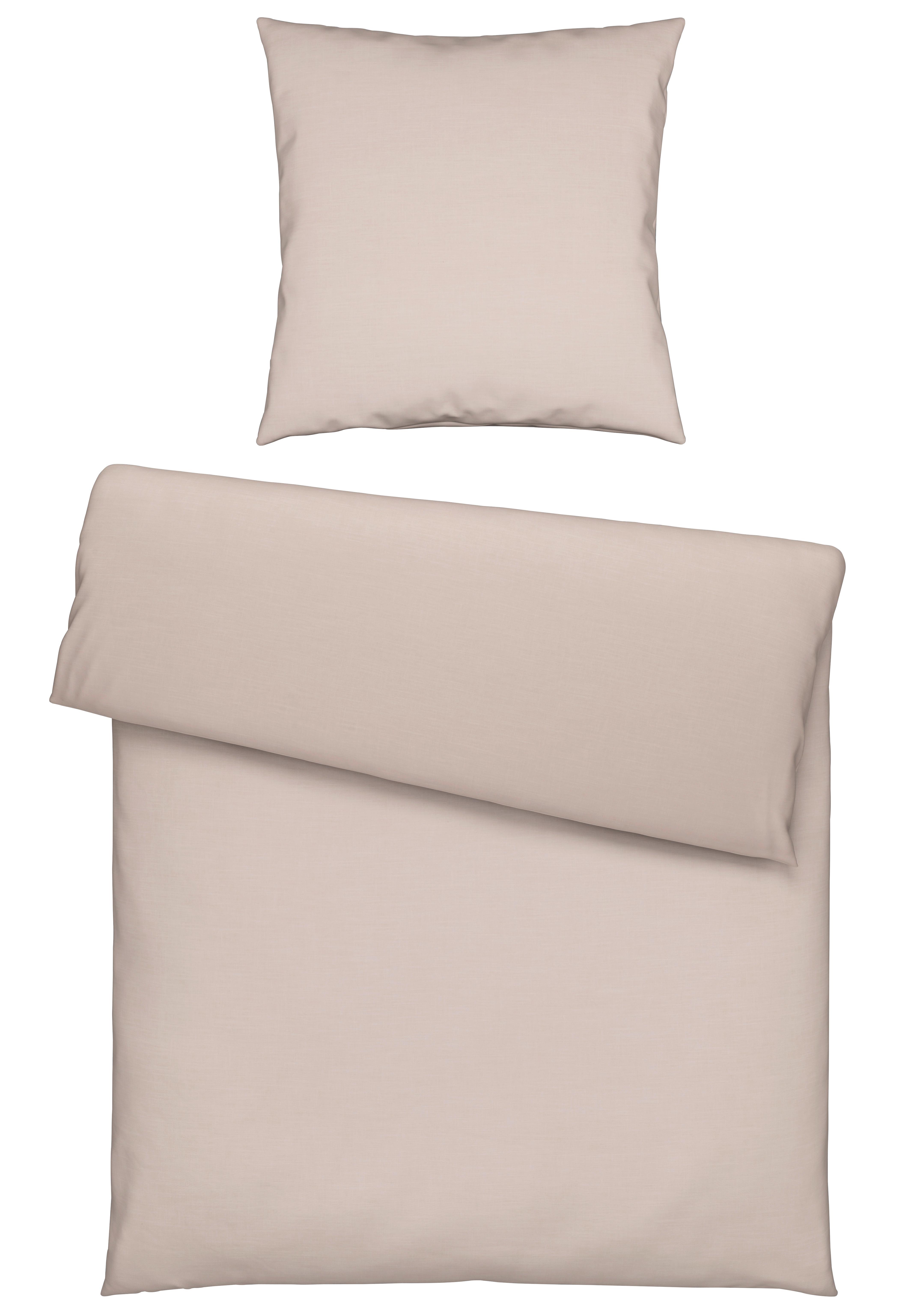 Bettwäsche Ilvy in Beige ca. 135x200cm - Beige, MODERN, Textil (135/200cm) - Modern Living