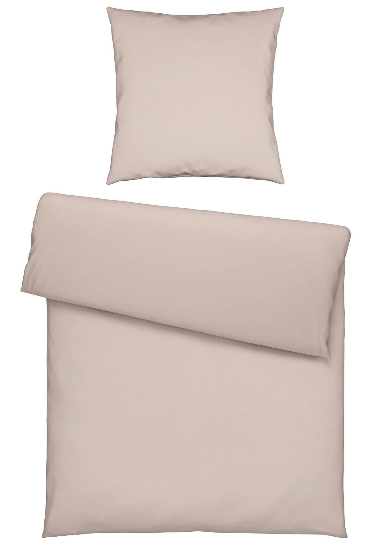 Bettwäsche Ilvy in Beige ca. 135x200cm - Beige, MODERN, Textil (135/200cm) - Modern Living