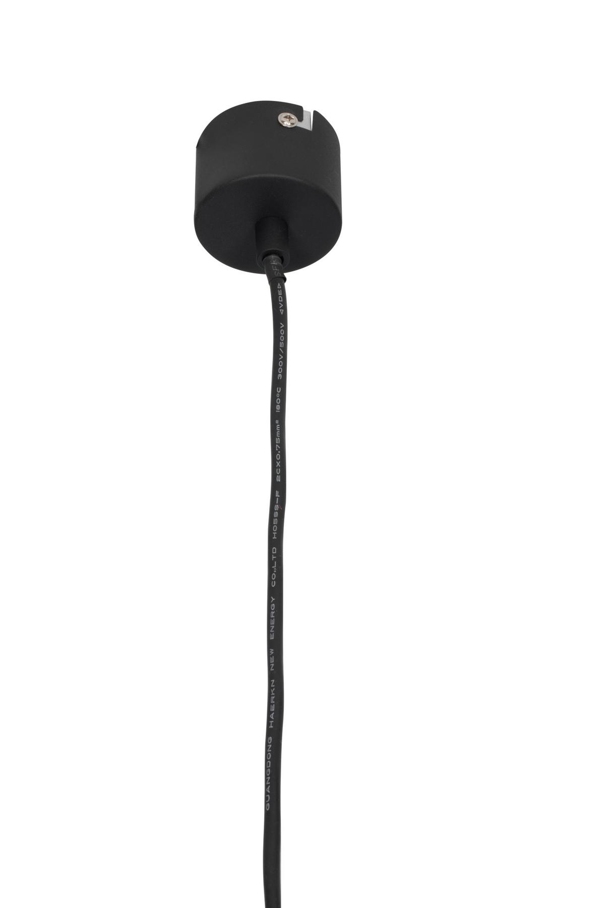 LAMPA WISZĄCA ROCKET - czarny, Basics, metal (6/140cm) - Novel