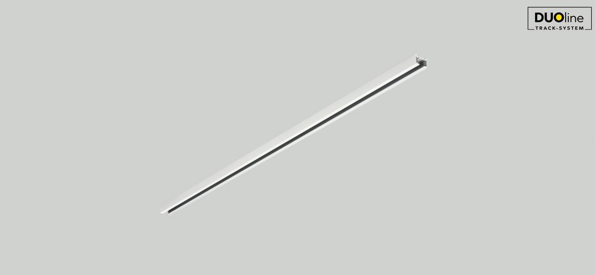 Schienensystem Duoline Track Weiß max. 2x600 Watt - Basics (100/3/2cm) - Trio Leuchten