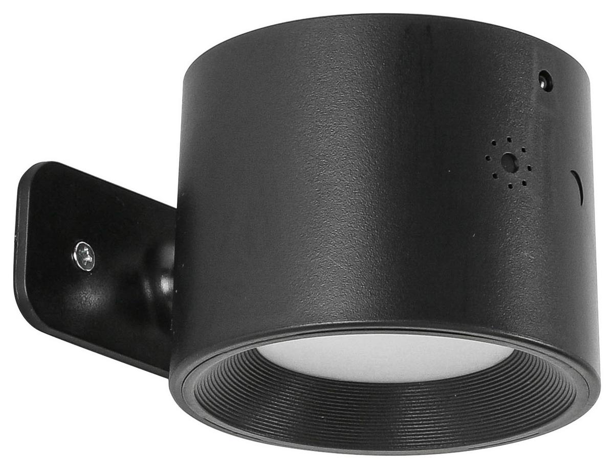 LED-Wandleuchte Rig1 Schwarz max. 5 Watt - Schwarz, MODERN, Kunststoff/Metall (9,3/7,5/5,2cm) - Mömax