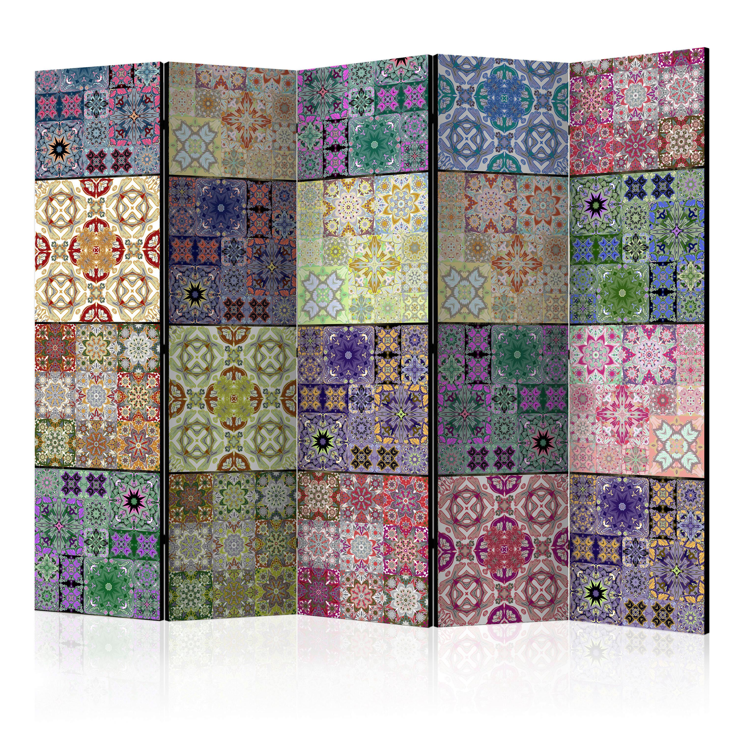 Paravent Cornucopia II Multicolor - Multicolor, Basics, Holz/Kunststoff (225/172/3cm) - artgeist