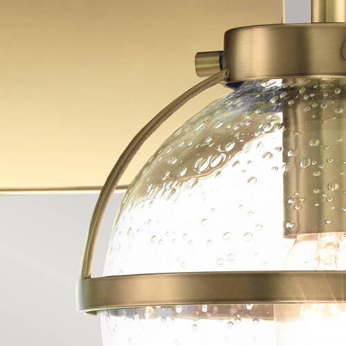 Kupaonska Zidna Svjetiljka Hk-Hollis2-C-Hb-Bath - boje mjeda, Design, staklo/metal (38.1/23/19.3cm) - Elstead Lighting