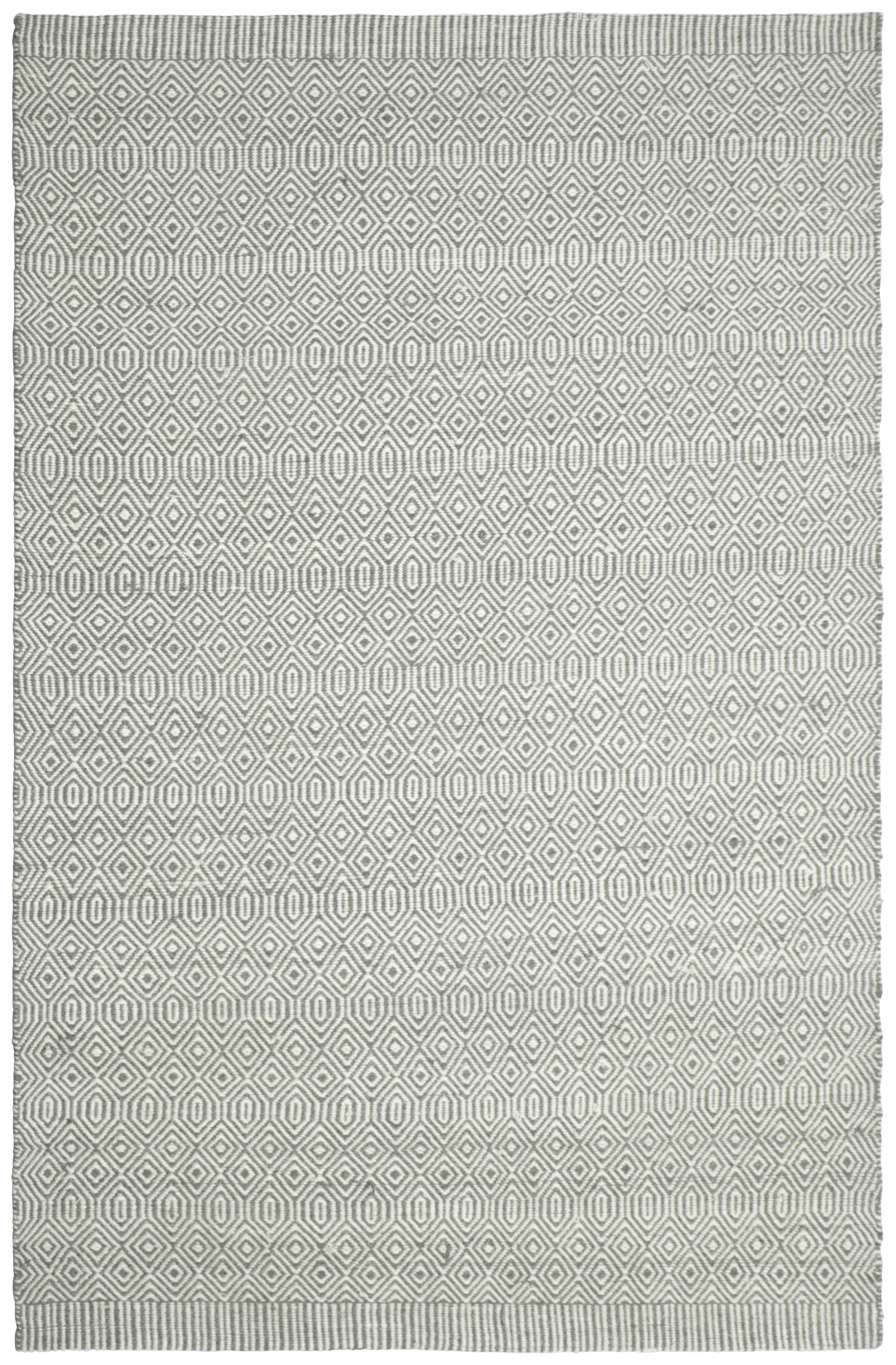 Wollteppich Kiana Grau ca. 160x230cm - Grau, Basics, Textil (160/230cm)