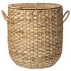 KORG MILA - naturfärgad, Modern, metall/naturmaterial (36/34/39,5cm) - Mömax