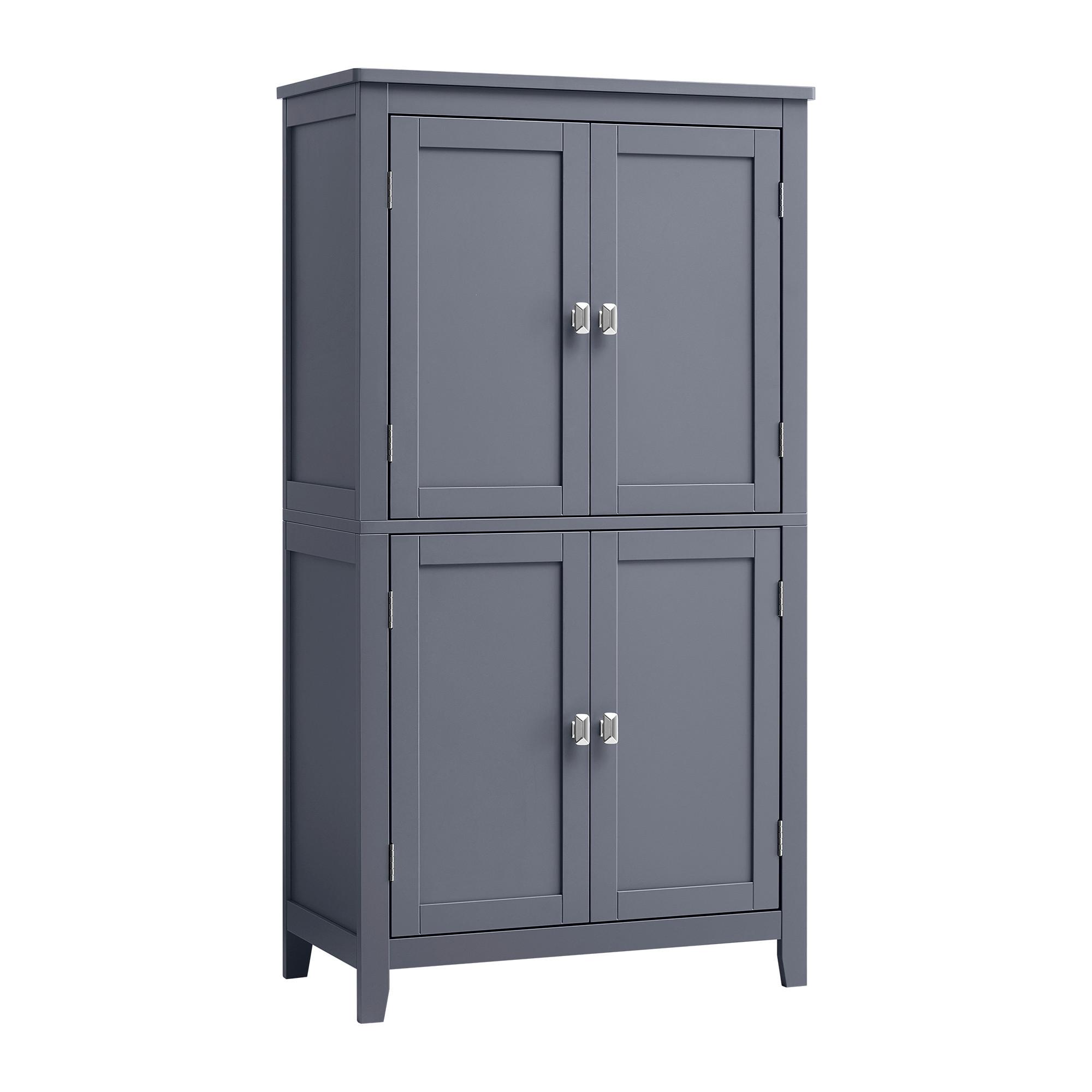 MIDISCHRANK BATHROOM CABINET - Goldfarben/Grau, MODERN, Holzwerkstoff/Metall (60/110/30cm) - MID.YOU