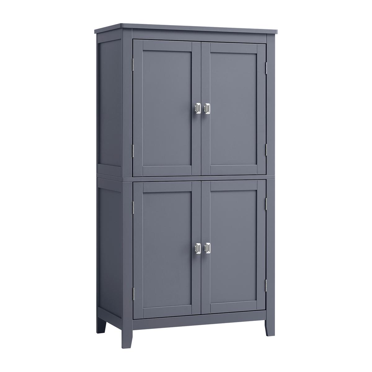 MIDISCHRANK BATHROOM CABINET - Goldfarben/Grau, MODERN, Holzwerkstoff/Metall (60/110/30cm) - MID.YOU