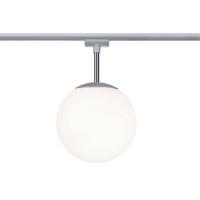Schienensystem-Strahler Ceiling Globe Small max. 10 W - Chromfarben/Opal, Design, Glas/Metall (20/32cm) - Paulmann