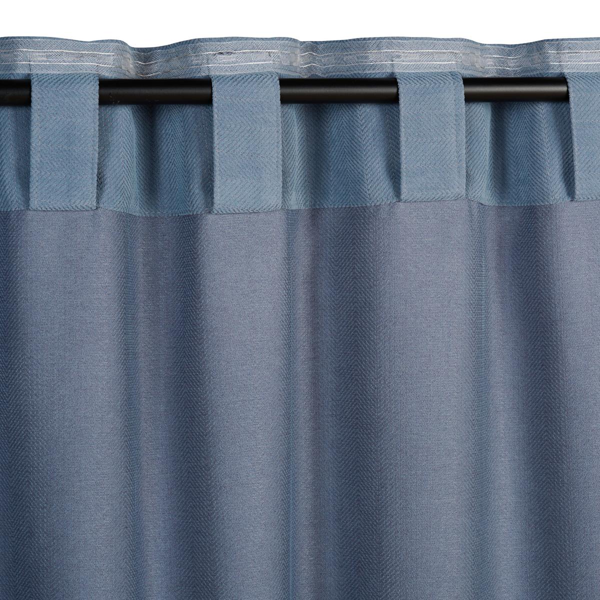 Készfüggöny Linus 140/255 - kék, Design, textil (140/255cm) - Premium Living