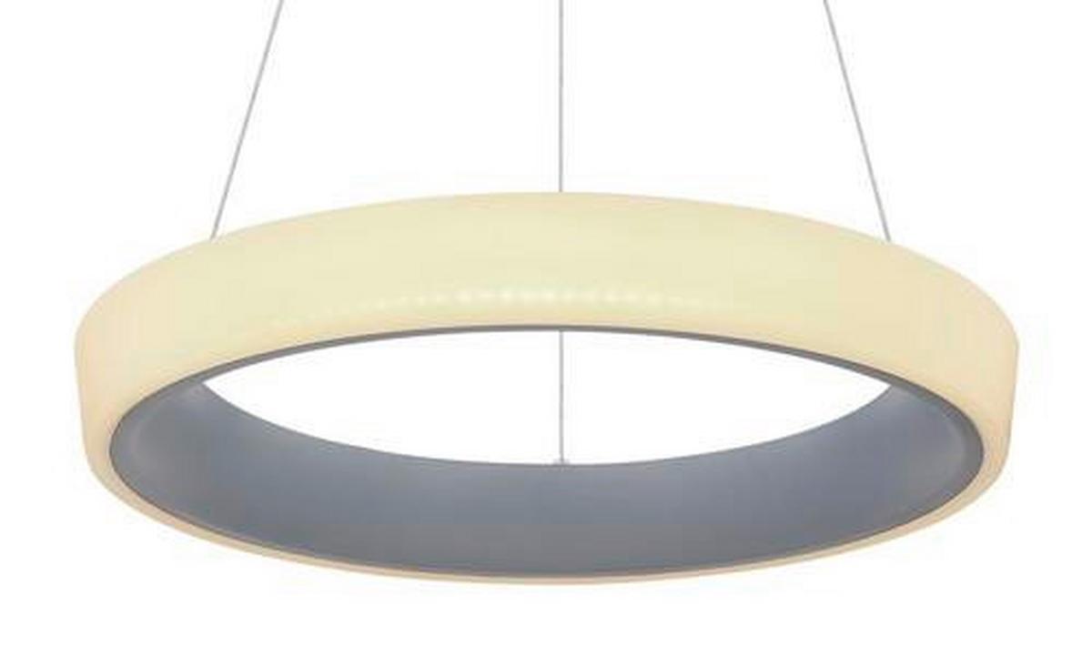 Viseča Led-svetilka Tabano, S Sijalko - opal/antracit, Basics, kovina/umetna masa (50/120cm) - Globo