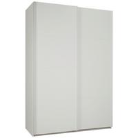 Schwebetürenschrank In Weiss - Weiss, Modern, Holzwerkstoff/Metall (150/222/60cm) - Mömax