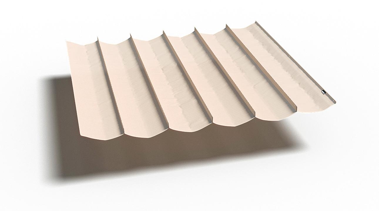 Sonnenschutz Coolfit Weiß - Weiß, MODERN, Kunststoff (290/1/500cm) - Gardenson