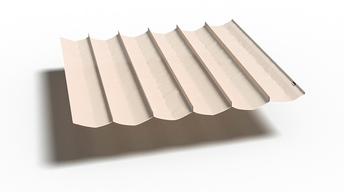 Sonnenschutz Coolfit Weiß - Weiß, MODERN, Kunststoff (290/1/500cm) - Gardenson