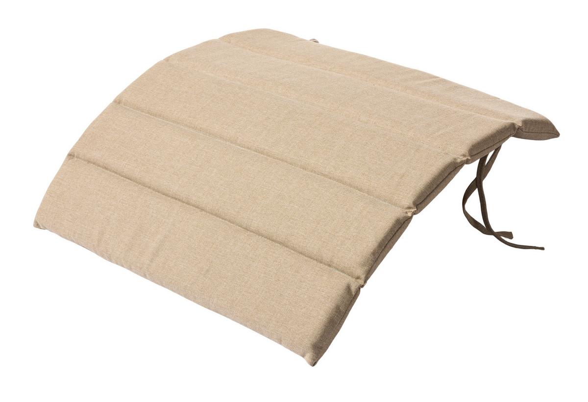 Gartenhockerauflage Adirondack Sand für Hocker - Sandfarben, Natur, Kunststoff (62/2/54cm) - Gardenson