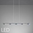 Pendelleuchte Leonita mit Led 5-flammig - Chromfarben, MODERN, Metall (90/11,5/120cm) - Mömax modern living Pendelleuchte Leonita mit Led 5-flammig - Chromfarben, MODERN, Metall (90/11,5/120cm) - Mömax modern living