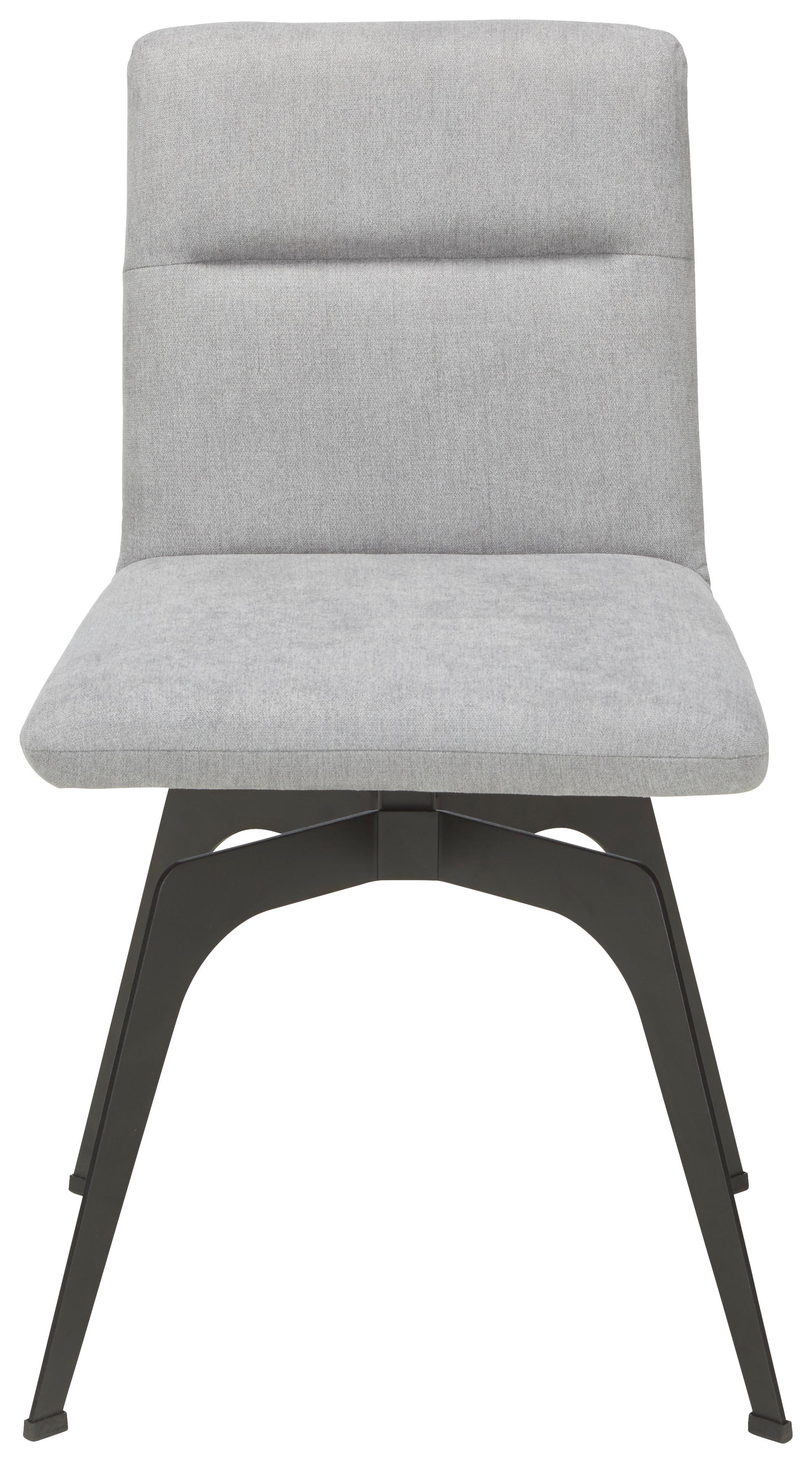 Stol Modo -Based-, Siva - Konvencionalno, kovina/tekstil (48,5/87,5/61cm) - Based
