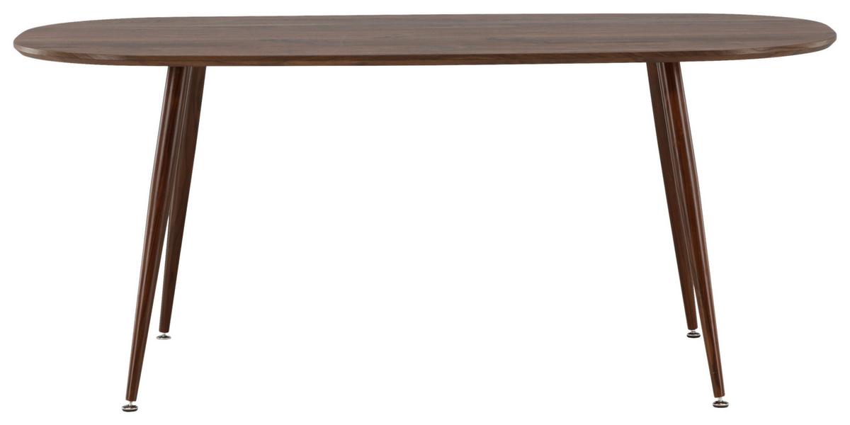 ESSTISCH SANFORD - Dunkelbraun, Design, Holz/Holzwerkstoff (180/90/75cm) - Livetastic