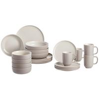 SERWIS OBIADOWO-ŚNIADANIOWY JASPER - taupe, Basics, ceramika - Ritzenhoff Breker