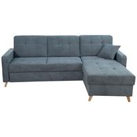 Kutna Garnitura Lars - prirodne boje/boje petroleja, Design, tekstil/drvo (223/161cm) - Best Price