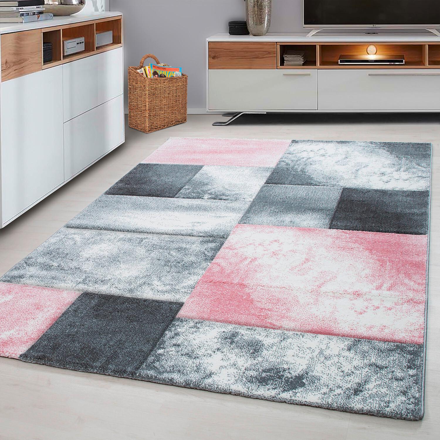 Ravno Tkana Preproga Hawaii, Roza, 240x340cm - pink, Design, tekstil (240/340cm) - Novel