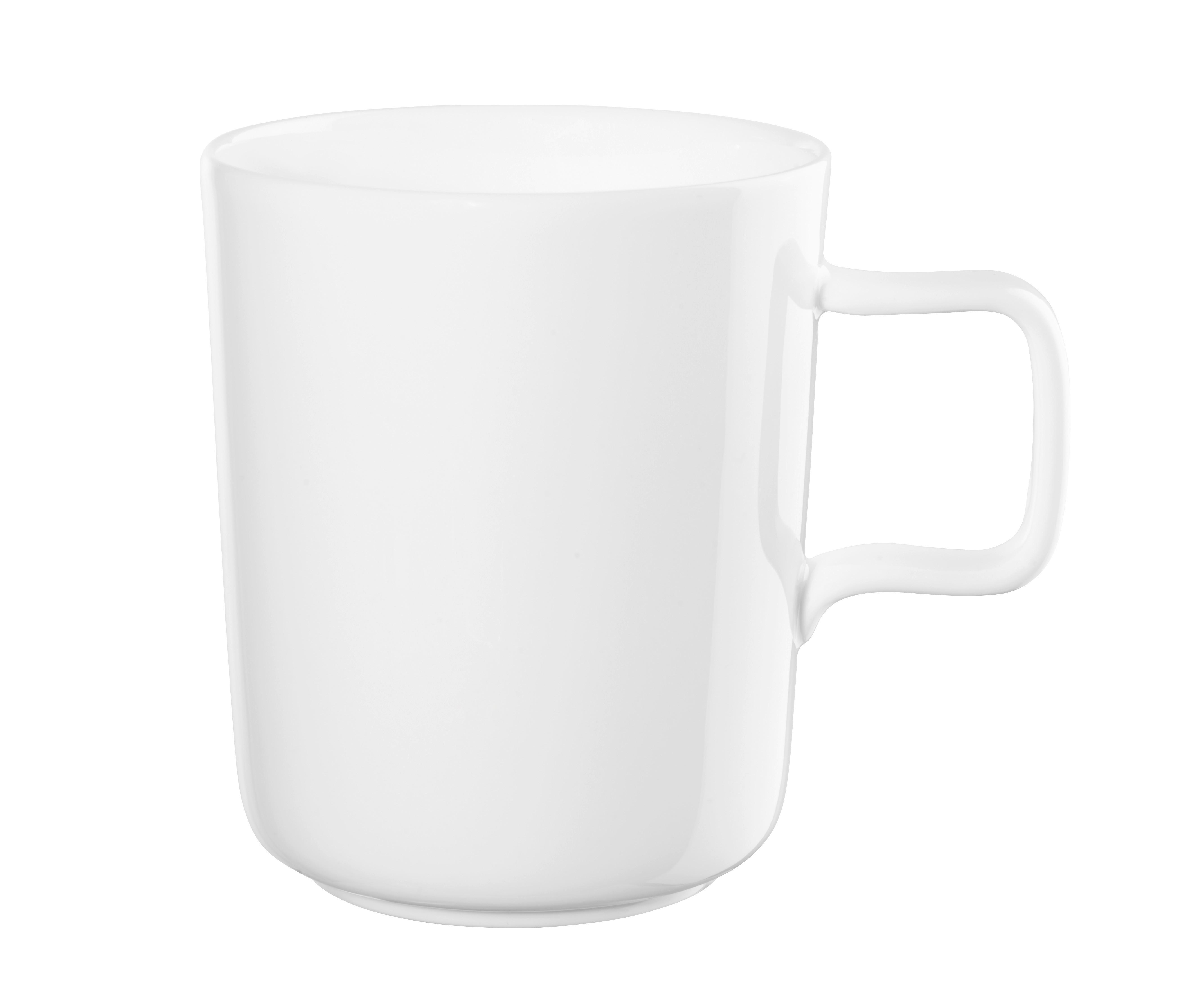 KUBEK 2028013 - biały, Basics, ceramika (8,6/10cm) - ASA